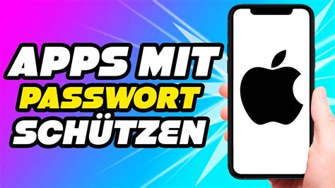 Wie kann man Apps mit Passwort schützen Iphone 2023 YouTube