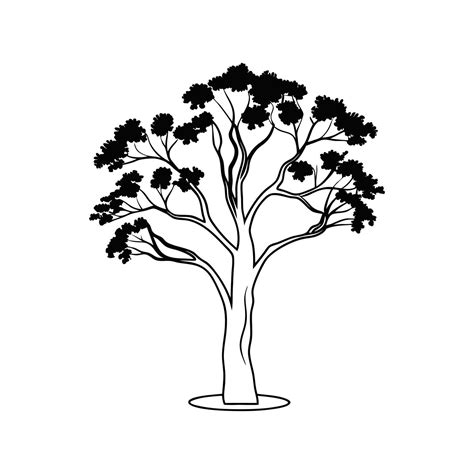 Snow Gum Tree Artistic Design 57957264 Vector Art at Vecteezy