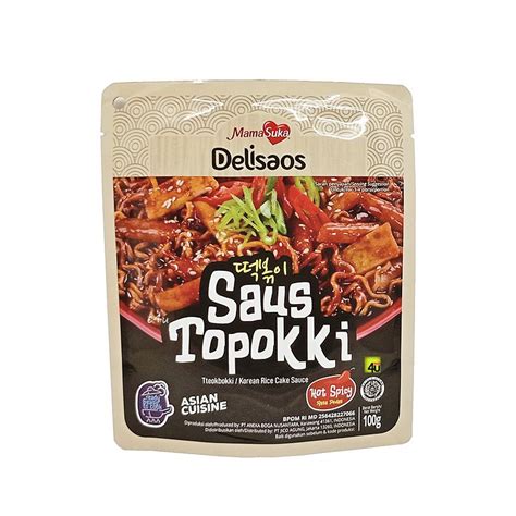 Jual Mamasuka Delisaos Saus Topokki Hot Spicy G Shopee Indonesia