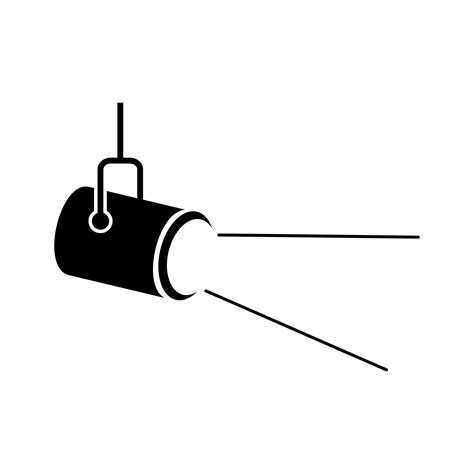 Spotlight Flat Icon 12804772 Vector Art At Vecteezy