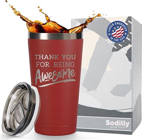 Amazon Sodilly Awesome 16 Oz Red Tumbler Encouragement Gift