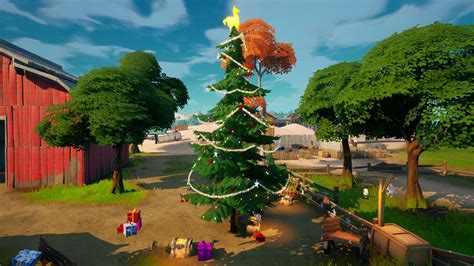 Emplacement des arbres de Noël de Fortnite Où danser sur les