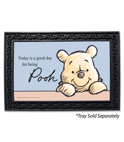 Buy Good Day For Being Pooh Doormat Everyday Disney Flagology