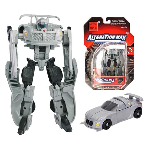 Alteration Man Plastic Car Transform Robot Toys For Boys Mini ...