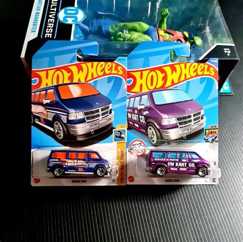 Hot Wheels Th Good Year Dodge Van Blue Hw Kart Co Dodge Van Purple Hotwheels Race
