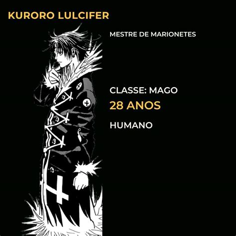 Ficha Kuroro Wiki Escola De Vampiros Amino