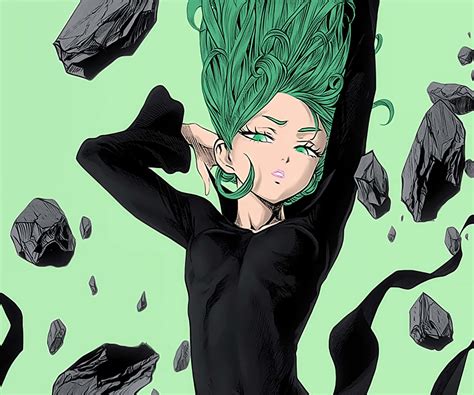 Download Caption: Powerful Tornado Tatsumaki Unleashing Her Fury