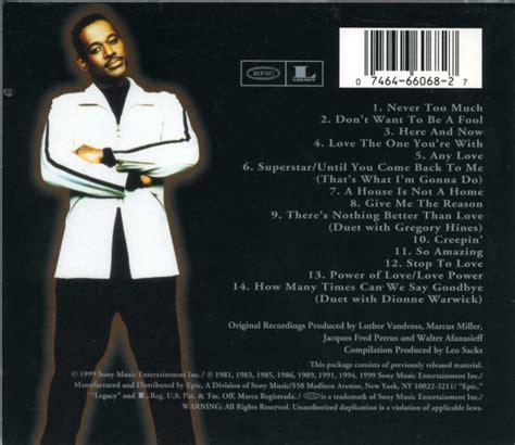 Missing Hits 7: LUTHER VANDROSS - GREATEST HITS