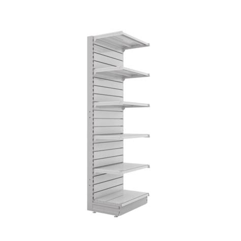 S Mart L X H Single Sided Gondola Shelving Bay With Slatwall