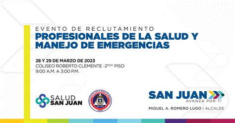 ANUNCIAN EVENTO DE RECLUTAMIENTO PARA PROFESIONALES DE LA SALUD Y