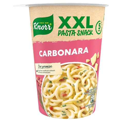 Knorr Xxl Pasta Snack Carbonara G Carrefour Site