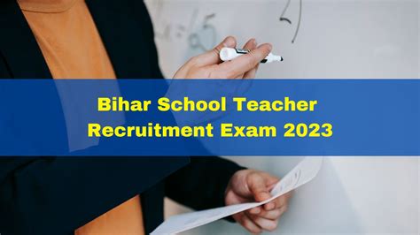 Bihar School Teacher Recruitment Exam Bpsc School Teacher Exam