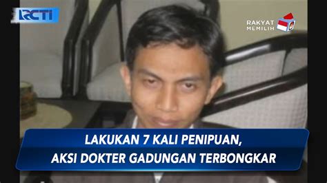 Aksi Dokter Gadungan Terbongkar Susanto Sempat Tujuh Kali Lakukan