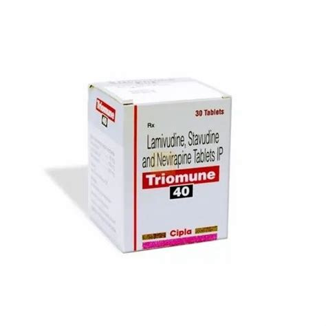 Triomune 40mg Tablet Non Prescription Treatment Anti Hiv At Best