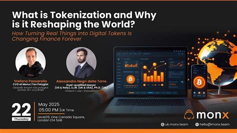 What is Tokenization and Why is it Reshaping the World, Level39, London ...