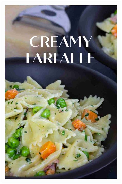 Creamy Farfalle Easy Pasta Dish ⋆ My German Recipes