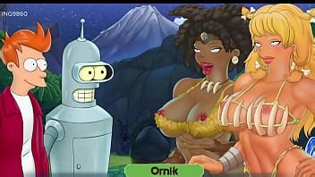 Futurama Lust In Space 03 Fry Bender Found Two Super Hot Busty Amazon Futurama Parody Porn