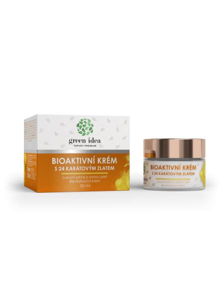 GREEN IDEA Bioaktivní krém s 24 karátovým zlatem