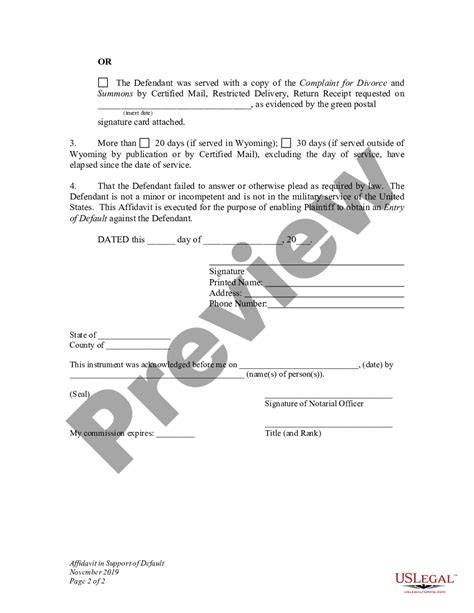 Affidavit Of Plaintiff Sample Us Legal Forms