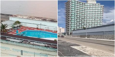 Se derrumba el trampolín del hotel Riviera de La Habana