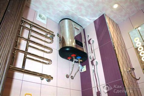 Где устанавливают водонагреватель