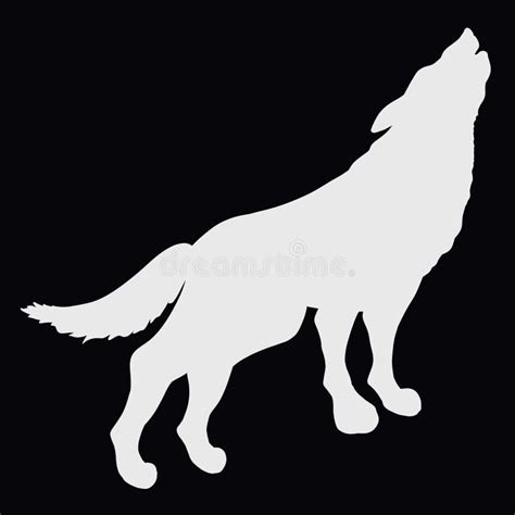 Howling Wolf Silhouette Stock Illustrations – 2,810 Howling Wolf Silhouette Stock Illustrations ...