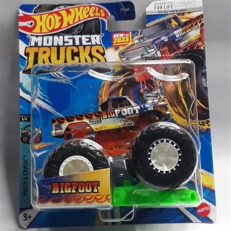 Jual Hotwheels Hot Monster Trucks Truck Bigfoot Big Foot Shopee Indonesia