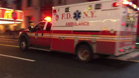 Fdny Ems Ambulance Responding On West Nd Street In Times Square