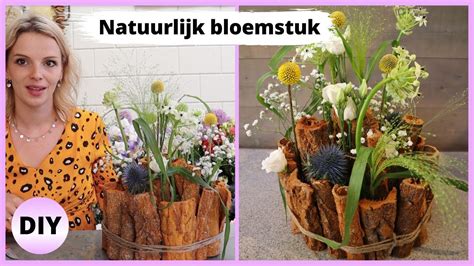 Hoe Maak Je Dit Natuurlijke Bloemstuk Diy Cursus Bloemschikken