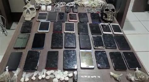 Polícia penal apreende celulares e drogas que iriam entrar na