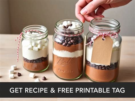 DIY Hot Cocoa Mix In A Jar Easy Thoughtful Edible Gift DishSip