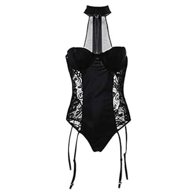 Biancheria Pelle Pu Sexy Lingerie Babydoll Push Up Intimo Donna Pezzi Sexy Shop Discount