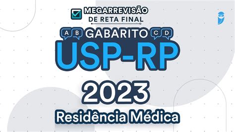 USP RP 2023 gabarito final correção da prova e classificados para