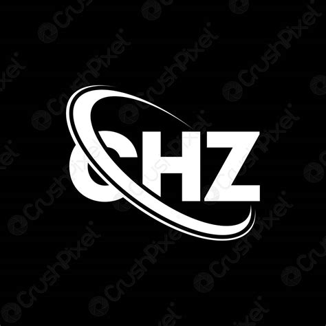 chz logo chz letter chz letter logo design initials chz stock