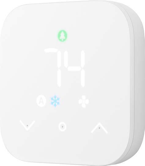 Amazon Smart Programmable Thermostat with Alexa White B08J4C8871 - Best Buy