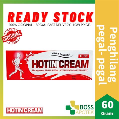 Jual Hot In Cream Tube Mengatasi Capek Pegal Pegal Dan Nyeri Otot Shopee Indonesia