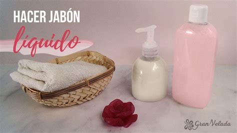 Jabon Liquido Casero Para La Piel Preparado En Casa