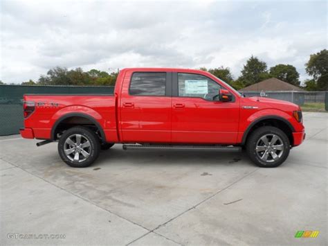 Race Red 2011 Ford F150 Fx4 Supercrew 4x4 Exterior Photo 56273756