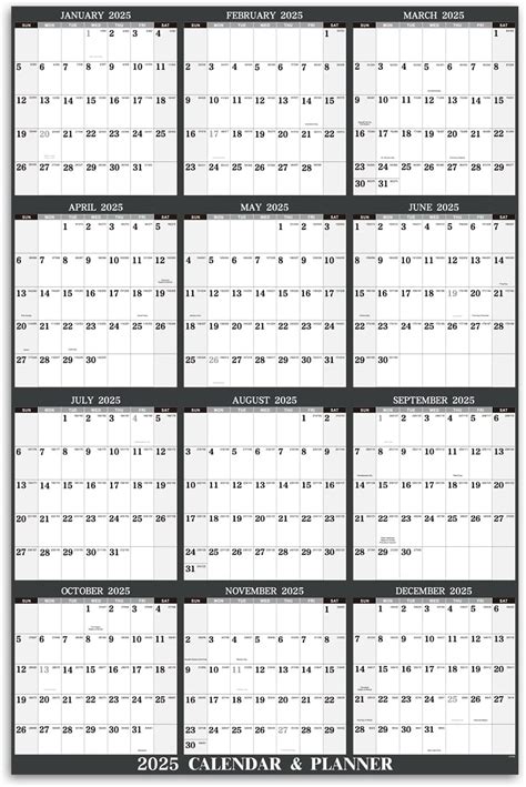 Kalender Dinding Tahunan 2025 - Januari 2025 - Indonesia | Ubuy