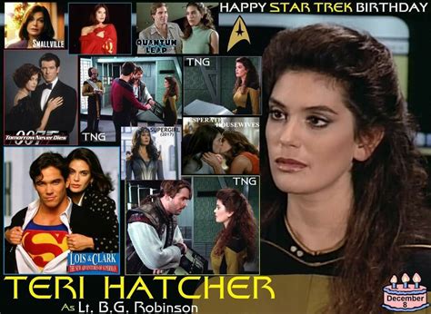 Terri Hatcher Star Trek Birthday Quantum Leap Lois Lane Star Trek