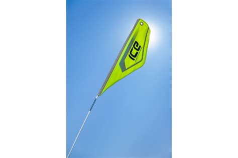 Ice Recumbent Flag In High Viz Yellow Icletta Recumbent Parts