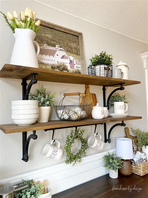 Diy Rustic Farmhouse Shelf Tutorial Farmhouse By Design