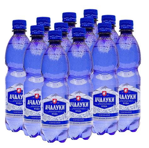 Вода минеральная Ачалуки лечебно-столовая газированная 0,5 л х 12 шт ...
