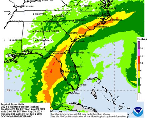 Idalia Expected To Be A Cat 3 Hurricane At Landfall How Much Rain Will