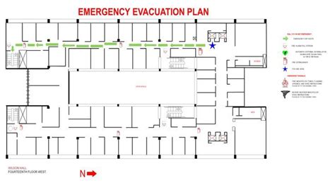 Wilson Hall Emergency Evacuation Plan EdrawMax Free Editable Template