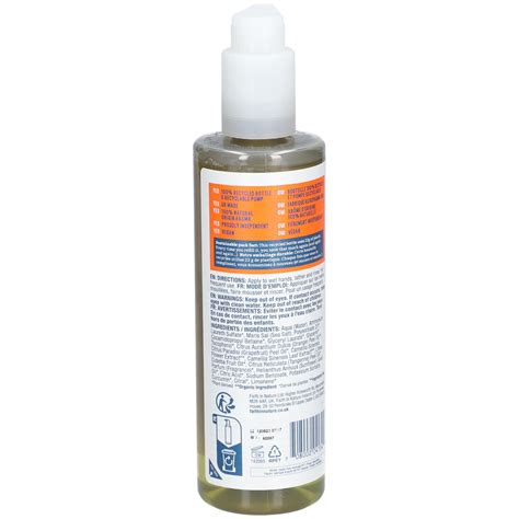 FAITH IN NATURE Savon Mains Liquide Pamplemousse Orange 400 Ml