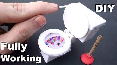 World S Smallest Working Toilet Actually Flushes DIY YouTube