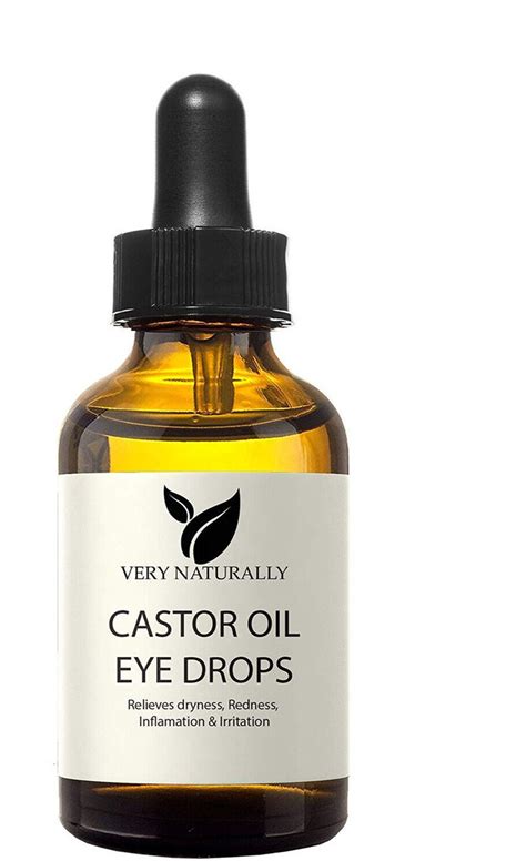 castor oil eye drops organic natural pure cold pressed hexane