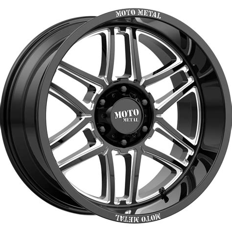 Moto Metal Mo Folsom Gloss Black Milled Wheel X Ford F