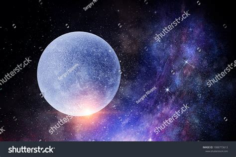 Full Moon Night Starry Sky Stock Photo 1088773613 | Shutterstock